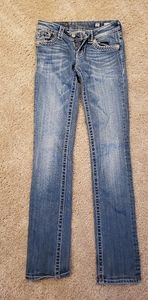 Juniors 25 waist Miss Me jeans.